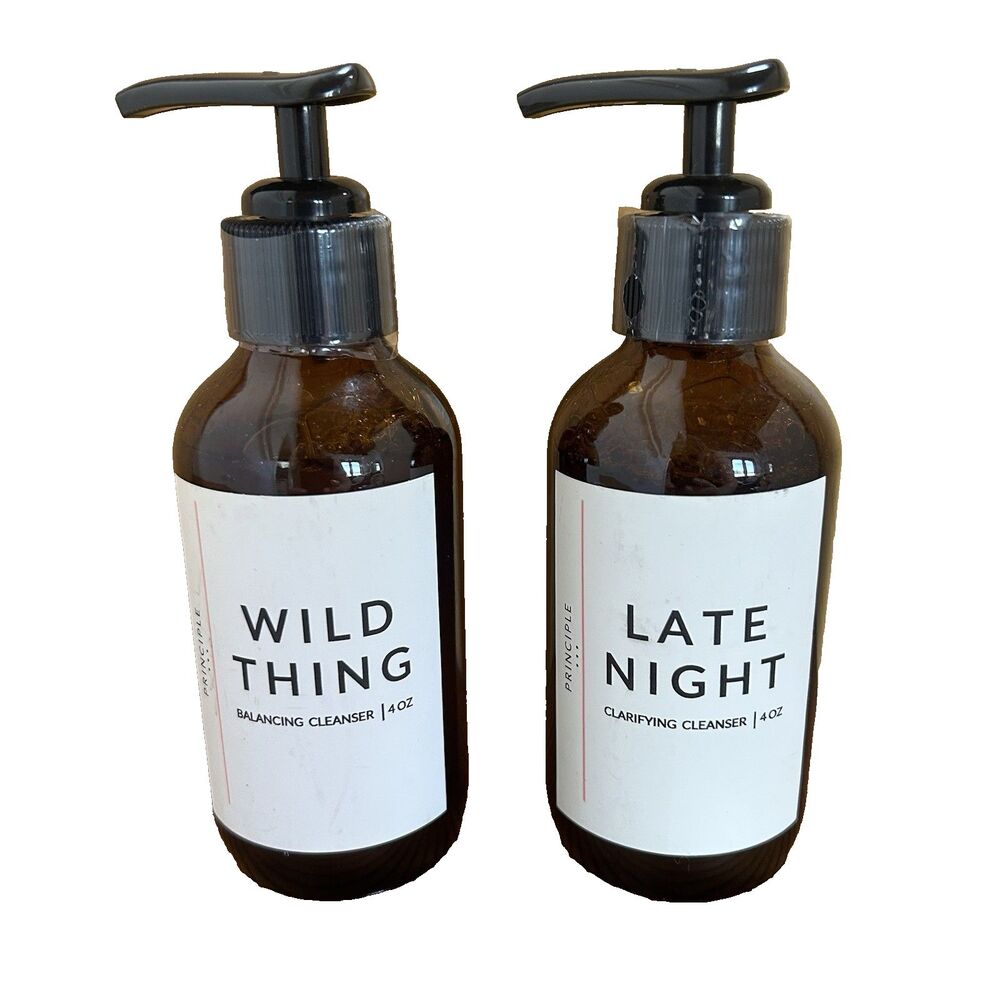 PRINCIPLE  Bundle Late Night Clarifying Cleanser & Wild Thing Balancing Cleanser